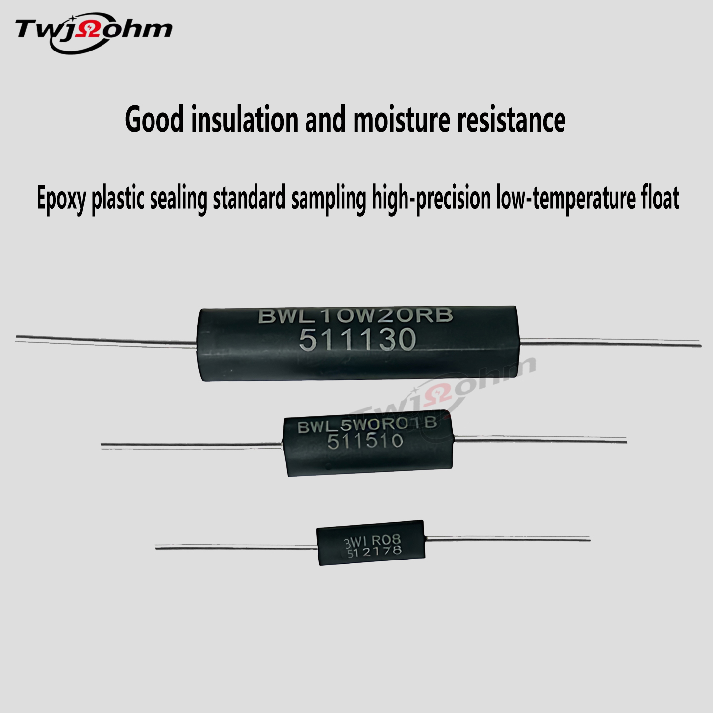 BWL precision non inductive sampling low-temperature drift resistor 3W5W10W0.01R0.02R1R0.5 Ω 0.01% milliohms